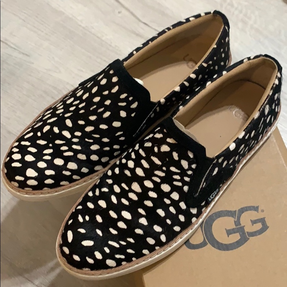 UGG Women's Keile Calf Hair Slip on 7